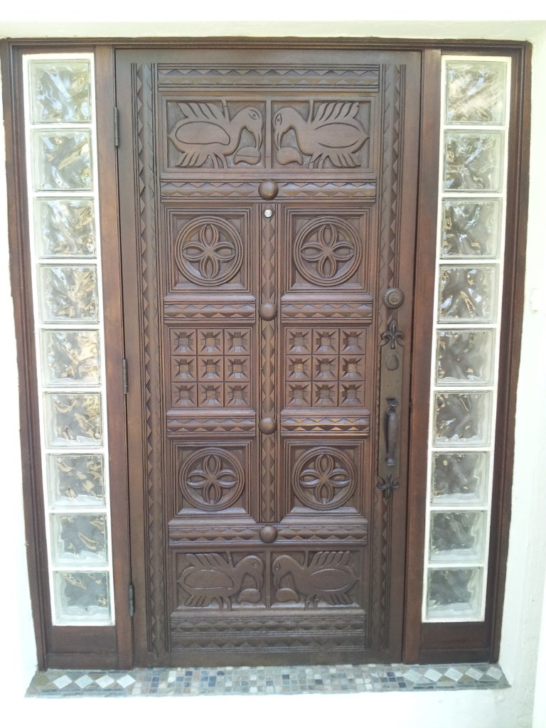 wood door